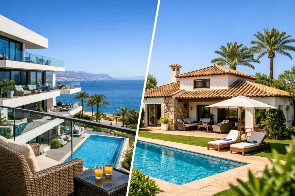 Lejlighed eller villa i Spanien?