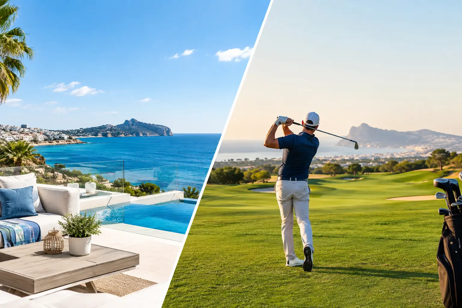 Kystbolig versus golfbolig på Costa Blanca